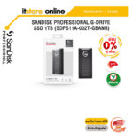 [ผ่อน 0% 6 ด.]SANDISK PROFESSIONAL G-DRIVE SSD 1TB (SDPS11A-001T-GBANB)ประกัน 5 YEARS/BY ITSTORE-ONLINE