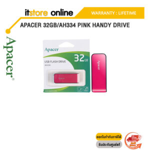 APACER 32GB/AH334 PINK HANDY DRIVE/Warranty Lifetime/BY ITSTORE-ONLINE