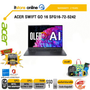 ACER SWIFT GO 16 SFG16-72-5242/ประกัน 2 YEARS/BY ITSTORE-ONLINE