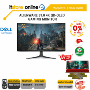 [ผ่อน 0% 10 ด.]Alienware 31.6 4K QD-OLED Gaming Monitor - AW3225QF(OLED 4K 240Hz)/ประกัน 3 Years+Onsite/BY ITSTORE-ONLINE