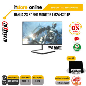 [ผ่อน 0% 3 ด.]DAHUA 23.8’’ FHD MONITOR LM24-C201P(IPS/100HZ)/ประกัน 3 Years/BY ITSTORE-ONLINE