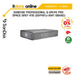 [ผ่อน 0% 10 ด.]SANDISK PROFESSIONAL G-DRIVE PRO SPACE GREY 4TB (SDPH51J-004T-SBAAD)ประกัน 5 YEARS/BY ITSTORE-ONLINE