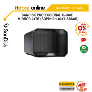 [ผ่อน 0% 10 ด.]SANDISK PROFESSIONAL G-RAID MIRROR 24TB (SDPHH2H-024T-SBAAD)ประกัน 5 YEARS/BY ITSTORE-ONLINE