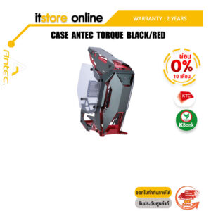 [ผ่อน 0% 10 ด.]CASE ANTEC TORQUE BLACK/RED/ประกัน 1 YEAR/BY ITSTORE-ONLINE