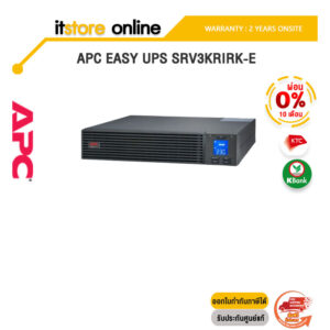 [ผ่อน 0% 10 ด.]APC EASY UPS SRV3KRIRK-E/ประกัน 2 YEARS+ONSITE/BY ITSTORE-ONLINE