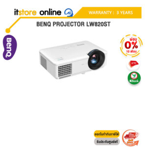 [ผ่อน 0% 10 ด.]BenQ Projector LW820ST/ประกัน 3 Years/BY ITSTORE ONLINE