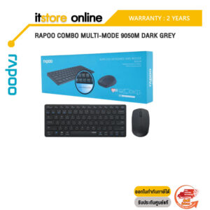 RAPOO COMBO MULTI-MODE 9050M DARK GREY/ประกัน 2 Year/BY ITSTORE-ONLINE