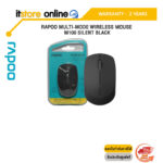 RAPOO Multi-Mode Wireless Mouse M100 Silent Black/ประกัน 2 Year/BY ITSTORE-ONLINE
