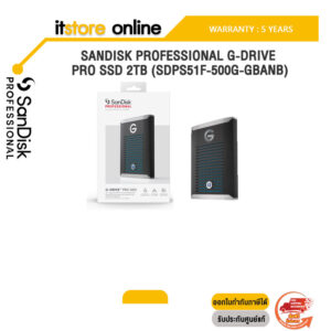 SANDISK PROFESSIONAL G-DRIVE PRO SSD 2TB (SDPS51F-002T-GBANB)ประกัน 5 YEARS/BY ITSTORE-ONLINE