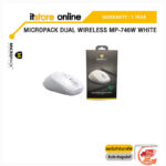 MICROPACK DUAL WIRELESS MP-746W WHITE/ประกัน 1 Year/BY ITSTORE ONLINE