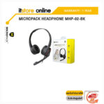MICROPACK Headphone MHP-02-BK/ประกัน 1 Year/BY ITSTORE-ONLINE