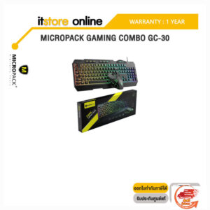 MICROPACK GAMING COMBO GC-30/ประกัน 1 Year/BY ITSTORE ONLINE