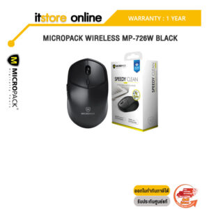 MICROPACK WIRELESS MP-726W BLACK/ประกัน 1 YEAR/BY ITSTORE-ONLINE