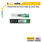 APACER SSD M.2 PCIE-512GB (ZC.A01ST.09S)/ประกัน 3 Years/BY ITSTORE-ONLINE