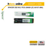 APACER SSD M.2 PCIE-256GB (ZC.A01ST.0BA)/ประกัน 3 Years/BY ITSTORE-ONLINE