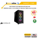 [ผ่อน 0% 6ด.]CASE CORSAIR iCUE 5000D RGB AIRFLOW BLACK TEMPERED GLASS 3 x AF120 RGB ELITE FANS MID-TOWER (CC-9011242-WW)/ประกัน 2 Year/BY ITSTORE-ONLINE