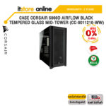 [ผ่อน 0% 6 ด.]CASE CORSAIR 4000D AIRFLOW WHITE FINISH TEMPERED GLASS PANEL 3 x AF120 RGB ELITE (CC-9011210-WW)/ประกัน2Y/BY ITSTORE-ONLINE