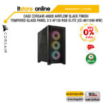 [ผ่อน 0% 3 ด.]CASE CORSAIR 4000D AIRFLOW BLACK FINISH TEMPERED GLASS PANEL 3 x AF120 RGB ELITE(CC-9011240-WW)/ประกัน2Y/BY ITSTORE-ONLINE