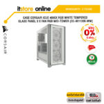 [ผ่อน 0% 6 ด.]CASE CORSAIR iCUE 4000X RGB WHITE TEMPERED GLASS PANEL 3 x FAN RGB MID-TOWER (CC-9011205-WW)ประกัน 2 YEARS/BY ITSTORE-ONLINE