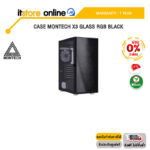 [ผ่อน 0% 3 ด.]CASE MONTECH X3 GLASS RGB BLACK/ประกัน 1 Year/BY ITSTORE-ONLINE