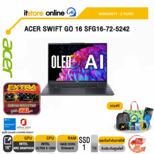 ACER SWIFT GO 16 SFG16-72-5242/ประกัน 2 YEARS/BY ITSTORE-ONLINE