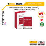 [ผ่อน 0% 10 ด.]HDD 10 TB WD RED PLUS NAS 7200RPM, 256MB, SATA-3 (WD101EFBX)/ประกัน 3 Years/BY ITSTORE-ONLINE