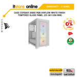 [ผ่อน 0% 3 ด.]CASE CORSAIR 3000D RGB AIRFLOW WHITE FINISH TEMPERED GLASS PANEL (CC-9011256-WW)/ประกัน 2 YEAR