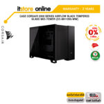 [ผ่อน 0% 3 ด.]CASE CORSAIR 2500 SERIES AIRFLOW BLACK TEMPERED GLASS MID-TOWER (CC-9011263-WW)/ประกัน 2 YEAR/BY ITSTORE-ONLINE