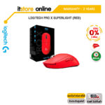 [ผ่อน 0% 6 ด.]LOGITECH PRO X SUPERLIGHT (RED)/ประกัน 2 Years/BY ITSTORE-ONLINE