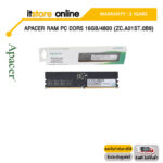 APACER RAM PC DDR5 16GB/4800 (ZC.A01ST.0B9)/ประกัน 3 YEARS/BY ITSTORE-ONLINE