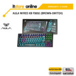 AULA WIRED KB F3032 (RED-SWITCH)/ประกัน 2 YEARS/BY ITSTORE-ONLINE