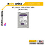 WD PURPLE PRO 10TB 3.5" HDD (WD101PURP)/ประกัน 5 Years/BY ITSTORE-ONLINE