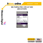 WD PURPLE PRO 14TB 3.5" HDD (WD141PURP)/ประกัน 5 Years/BY ITSTORE-ONLINE