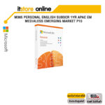 M365 PERSONAL ENGLISH SUBSCR 1YR APAC EM MEDIALESS EMERGING MARKET P10/BY ITSTORE-ONLINE