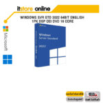 WINDOWS SVR STD 2022 64BIT ENGLISH 1PK DSP OEI DVD 16 CORE/BY ITSTORE-ONLINE