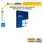 WINDOWS SERVER CAL 2022 ENGLISH 1PK DSP OEI 1 CLT USER CAL/BY ITSTORE-ONLINE