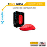 LOGITECH PRO X SUPERLIGHT (RED)/ประกัน 2 Years/BY ITSTORE-ONLINE