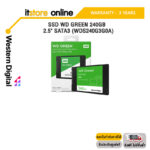 SSD WD GREEN 240GB - 2.5" SATA3 (WDS240G3G0A)/ประกัน 3 Years/BY ITSTORE-ONLINE