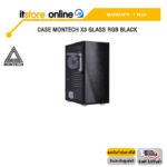 CASE MONTECH X3 GLASS RGB BLACK/ประกัน 1 Year/BY ITSTORE-ONLINE