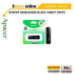 APACER 32GB/AH333 BLACK HANDY DRIVE/Warranty Lifetime/BY ITSTORE-ONLINE