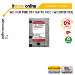 [ผ่อน 0% 3 ด.]WD RED PRO 2TB SATA3 HDD (WD2002FFSX)/ประกัน 5 Years/BY ITSTORE-ONLINE