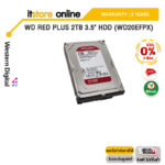 [ผ่อน 0% 3 ด.]WD RED PLUS 2TB 3.5" HDD (WD20EFPX)/ประกัน 3 Years/BY ITSTORE-ONLINE