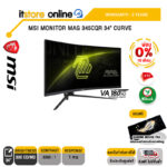 [ผ่อน 0% 10 ด.]MSI MONITOR MAG 345CQR 34" CURVE(VA 180Hz)/ประกัน 3 Years/BY ITSTORE-ONLINE
