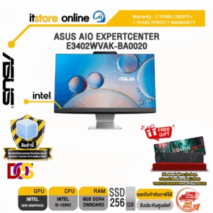 ASUS AIO EXPERTCENTER E3402WVAK-BA0020/ i5-1335U/ประกัน 3 Years Support Onsite Service + Perfect Warranty/BY ITSTORE ONLINE