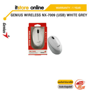 GENIUS Wireless NX-7009 (USB) White Grey/ประกัน 1 YEAR/BY ITSTORE-ONLINE