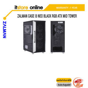 CASE ZALMAN i3 NEO BLACK RGB ATX MID TOWER/ประกัน 1 Year/BY ITSTORE-ONLINE