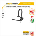 [ผ่อน 0% 3 ด.]EPOS PC 7 USB BLACK HEADSET (504196)/ประกัน 2 YEARS/BY ITSTORE-ONLINE