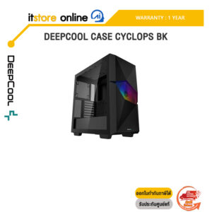 Deepcool Case CYCLOPS BK/ประกัน 1 Years/BY ITSTORE-ONLINE