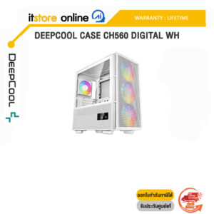 Deepcool Case CH560 DIGITAL WH /ประกัน 1 Year/BY ITSTORE-ONLINE