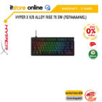[ผ่อน 0% 6 ด.] HYPER X K/B ALLOY RISE 75 SW (7G7A4AA#AKL)/ประกัน 2 Year/BY ITSTORE-ONLINE